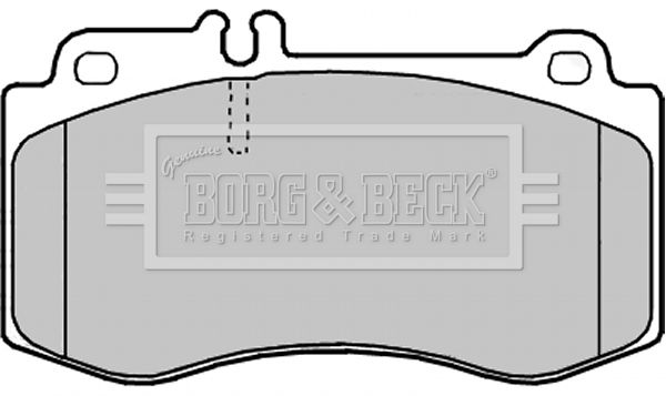 BORG & BECK Bremžu uzliku kompl., Disku bremzes BBP2248